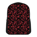Rose Petals Pattern Print Casual Backpack
