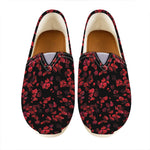 Rose Petals Pattern Print Casual Shoes