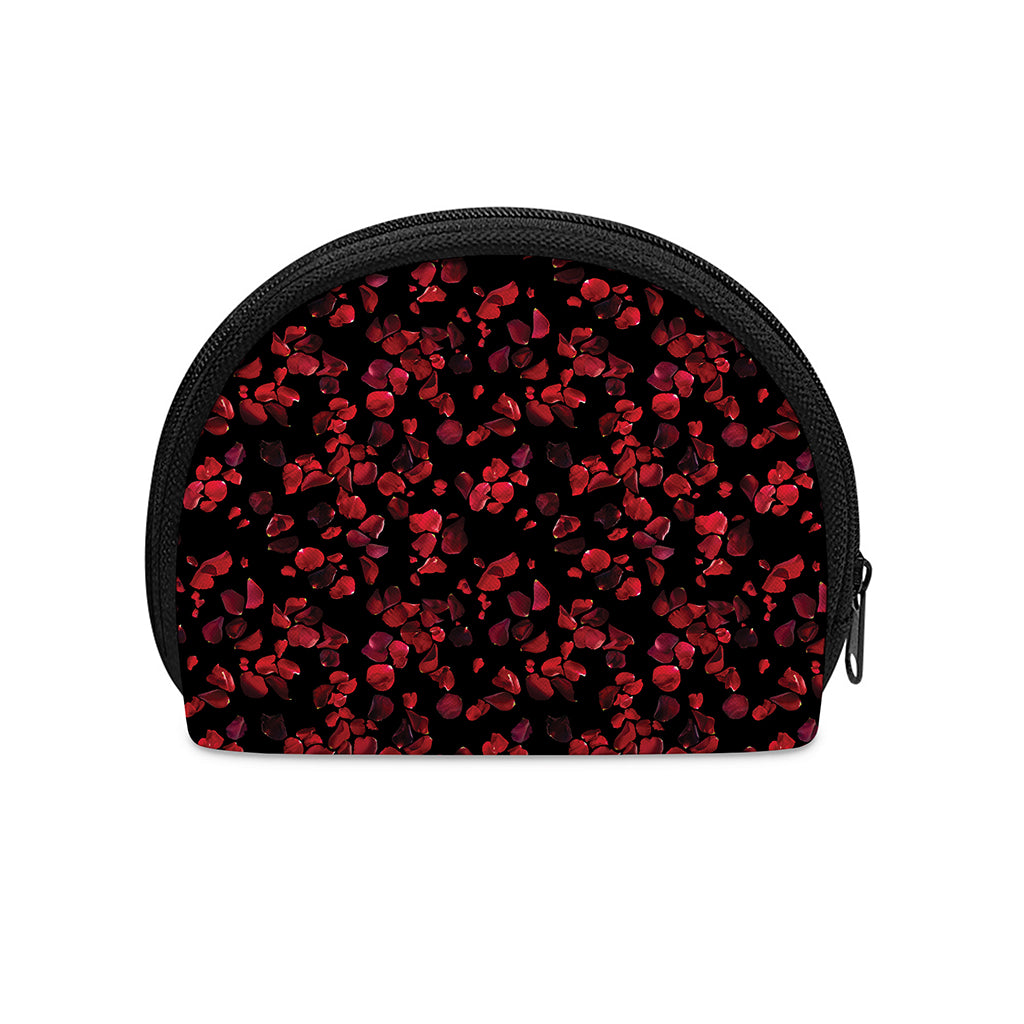 Rose Petals Pattern Print Coin Purse