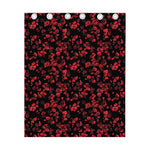 Rose Petals Pattern Print Curtain