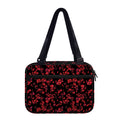 Rose Petals Pattern Print Double Strap Bible Bag
