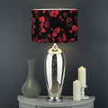 Rose Petals Pattern Print Drum Lamp Shade