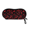 Rose Petals Pattern Print Glasses Case