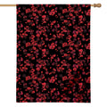 Rose Petals Pattern Print House Flag