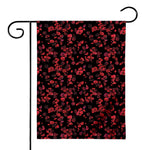 Rose Petals Pattern Print House Flag