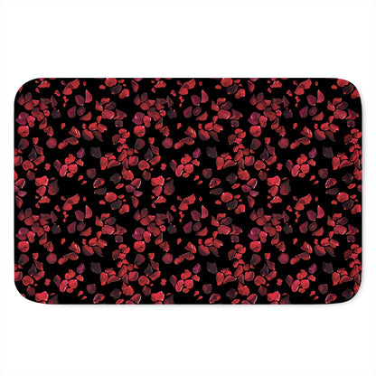 Rose Petals Pattern Print Indoor Door Mat