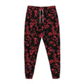 Rose Petals Pattern Print Jogger Pants