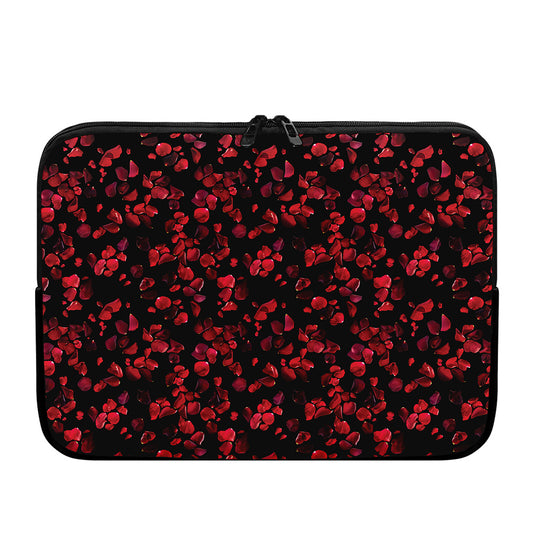 Rose Petals Pattern Print Laptop Sleeve