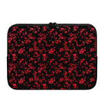 Rose Petals Pattern Print Laptop Sleeve