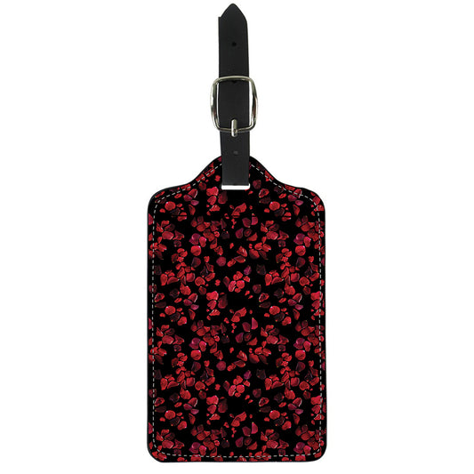 Rose Petals Pattern Print Luggage Tag