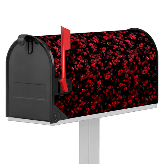 Rose Petals Pattern Print Mailbox Cover