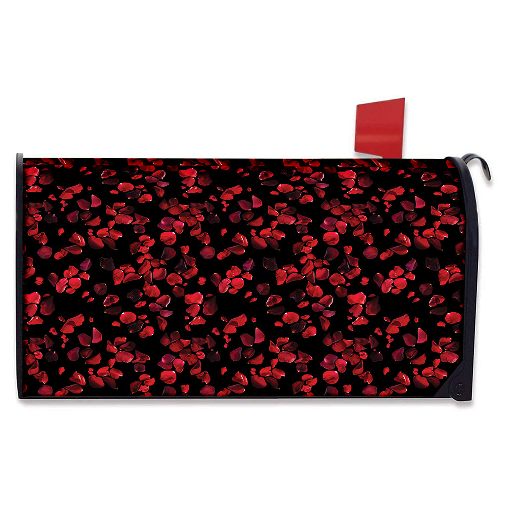 Rose Petals Pattern Print Mailbox Cover