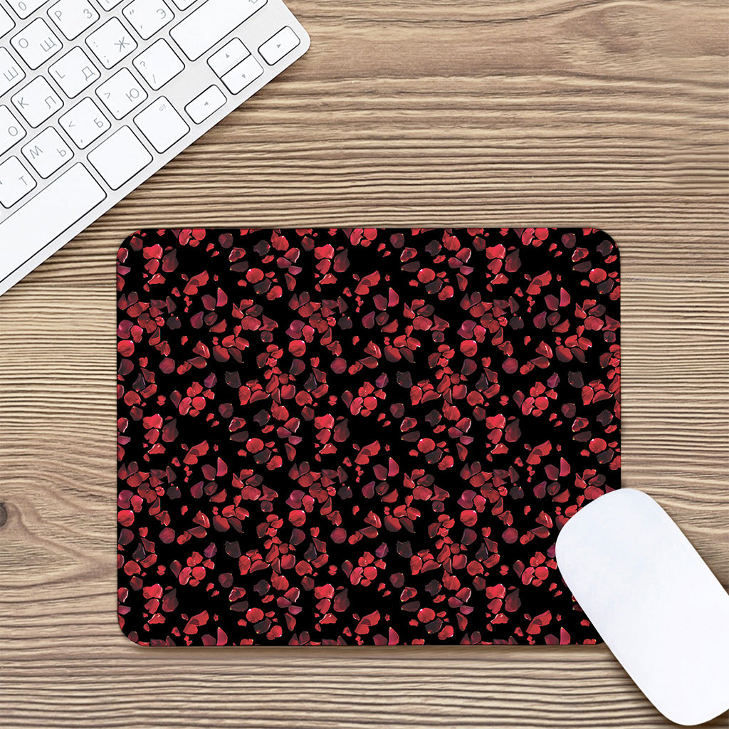 Rose Petals Pattern Print Mouse Pad