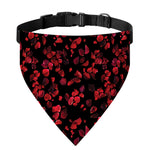 Rose Petals Pattern Print Over The Collar Dog Bandana