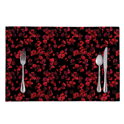 Rose Petals Pattern Print Placemat