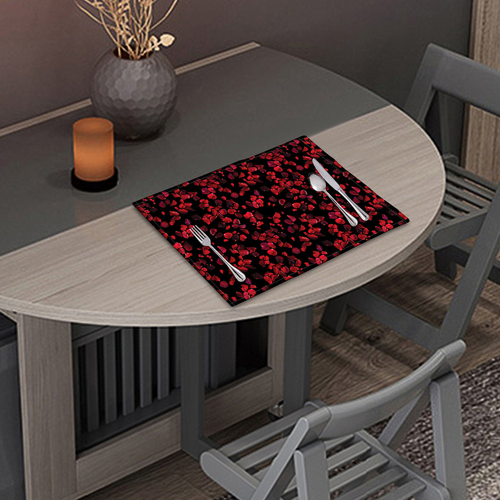 Rose Petals Pattern Print Placemat