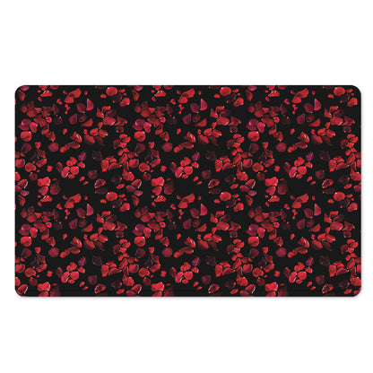Rose Petals Pattern Print Polyester Doormat