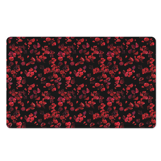Rose Petals Pattern Print Polyester Doormat