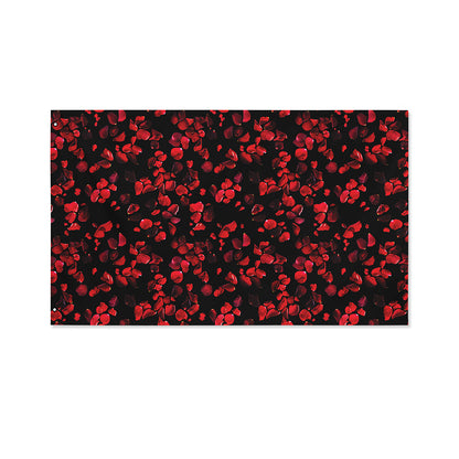 Rose Petals Pattern Print Polyester Flag