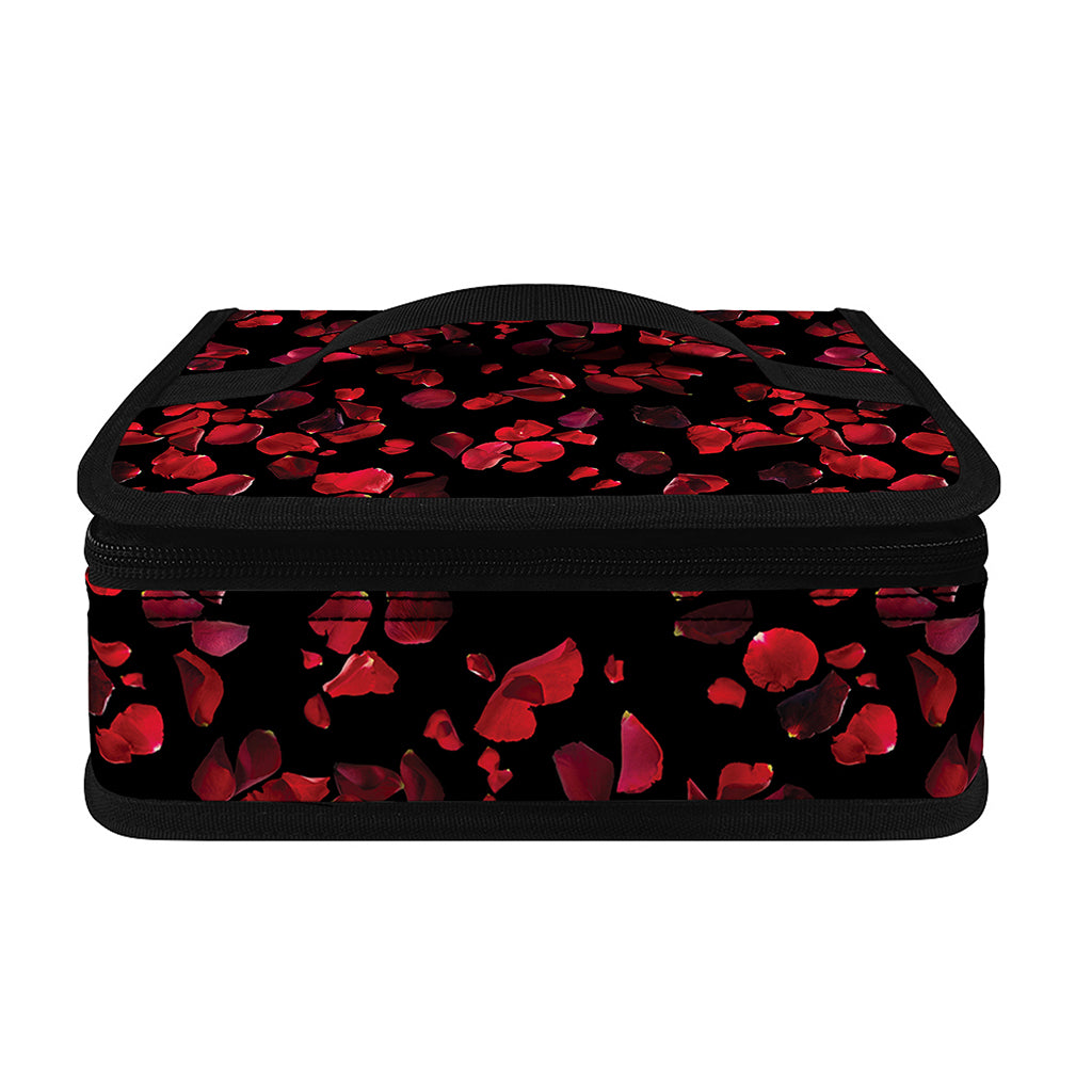 Rose Petals Pattern Print Small Lunch Bag