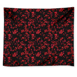 Rose Petals Pattern Print Tapestry