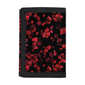 Rose Petals Pattern Print Trifold Wallet