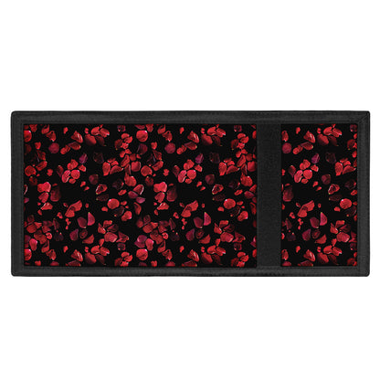 Rose Petals Pattern Print Trifold Wallet