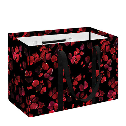 Rose Petals Pattern Print Utility Tote Bag