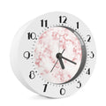 Rose Pink Marble Print Alarm Clock