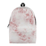 Rose Pink Marble Print Backpack