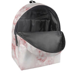 Rose Pink Marble Print Backpack