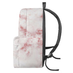 Rose Pink Marble Print Backpack