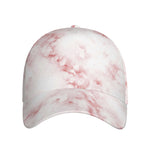 Rose Pink Marble Print Baseball Cap