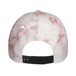 Rose Pink Marble Print Baseball Cap