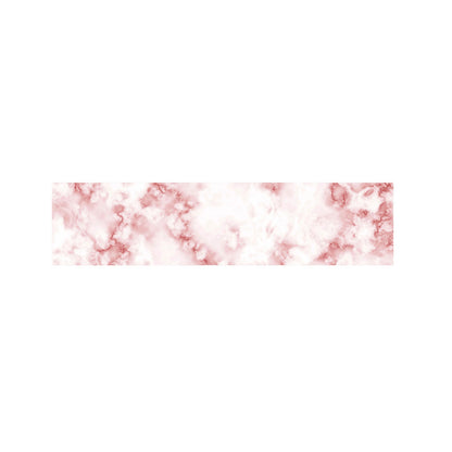 Rose Pink Marble Print Bed Runner