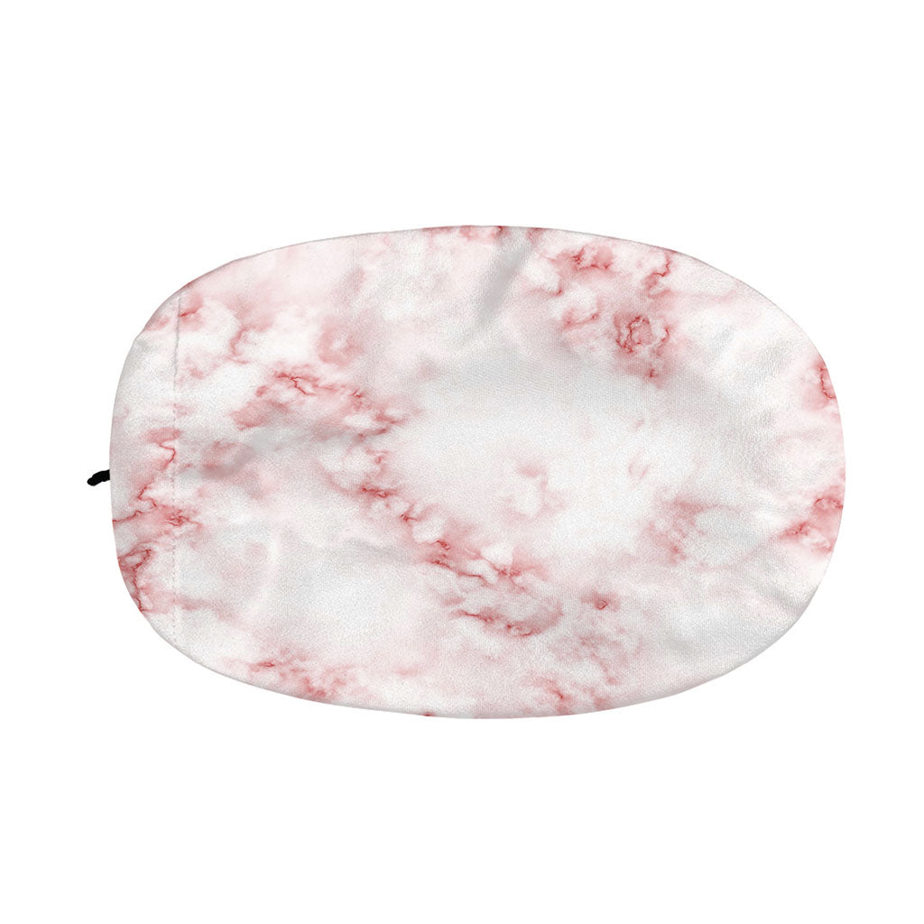 Rose Pink Marble Print Car Side Mirror Covers