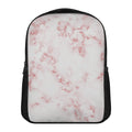 Rose Pink Marble Print Casual Backpack