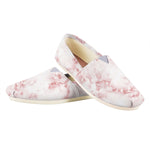 Rose Pink Marble Print Casual Shoes