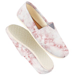 Rose Pink Marble Print Casual Shoes