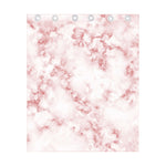 Rose Pink Marble Print Curtain