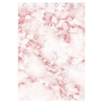 Rose Pink Marble Print Curtain
