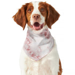 Rose Pink Marble Print Dog Bandana