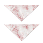 Rose Pink Marble Print Dog Bandana