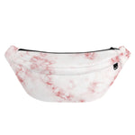 Rose Pink Marble Print Fanny Pack