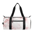 Rose Pink Marble Print Gym Bag