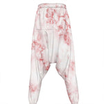 Rose Pink Marble Print Hammer Pants