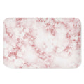 Rose Pink Marble Print Indoor Door Mat