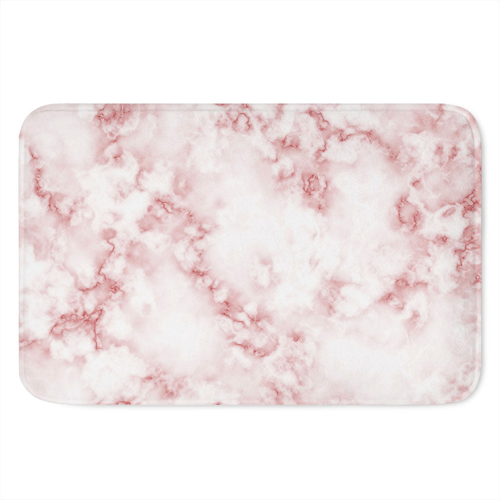 Rose Pink Marble Print Indoor Door Mat