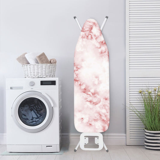 Rose Pink Marble Print Ironing Board Cover