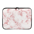 Rose Pink Marble Print Laptop Sleeve